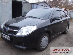 Краш тест geely mk видео