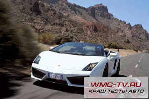Краш тест lamborghini