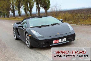Краш тест lamborghini
