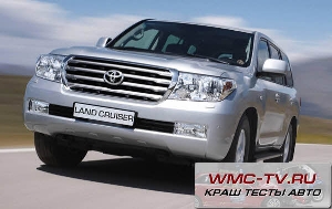 Land cruiser crash test