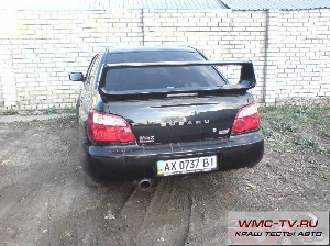 Краш тест subaru impreza