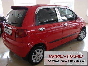 Daewoo matiz краш тест