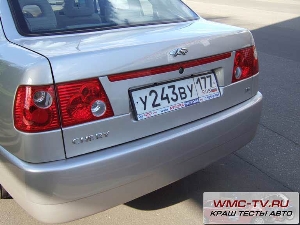 Краш тест chery fora