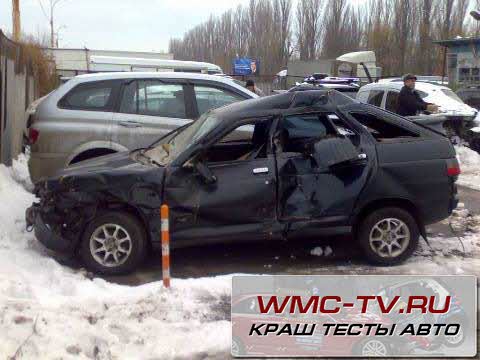 Видео краш тест ваз 2112