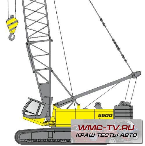 Кран Sennebogen 5500